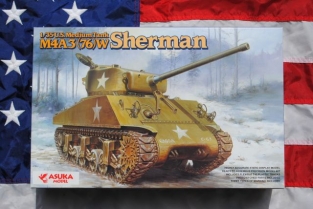 ASUKA 35-019 M4A3 (76)W Sherman U.S.Medium Tank
